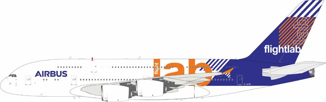 【予約商品】A380-800 エアバス・フライトラボ 2-JAYN 1/200 (BM20260823)［B-380-JAYN］