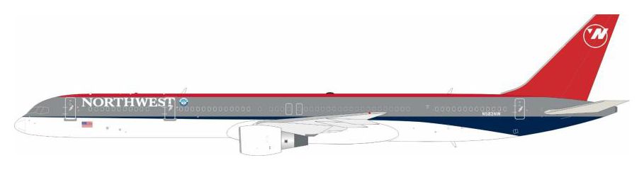 757 300 ノースウエスト航空 N583NW 1/200 [B-753-NW-583]