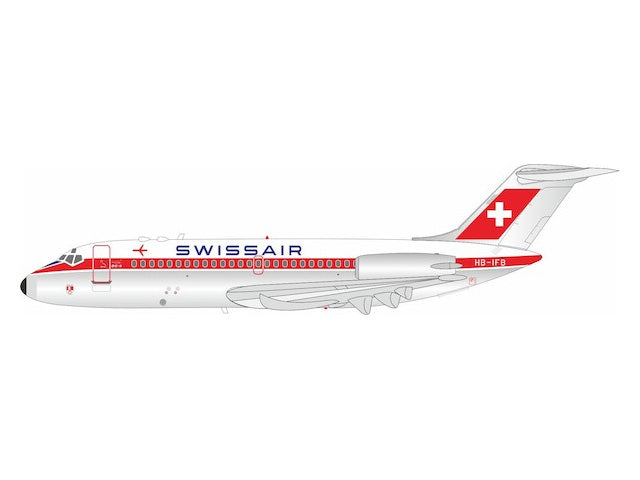 DC-9-15 スイス航空 HB-IFB 1/200 [B-915-SW-IFB]