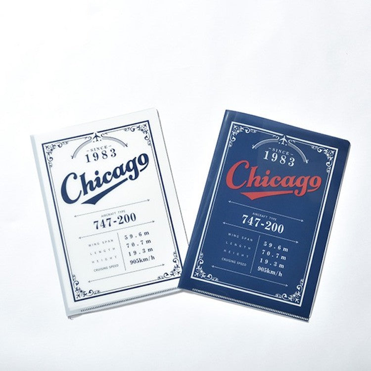 JAL CHICAGO A5 Clear File Set [BJB3701]