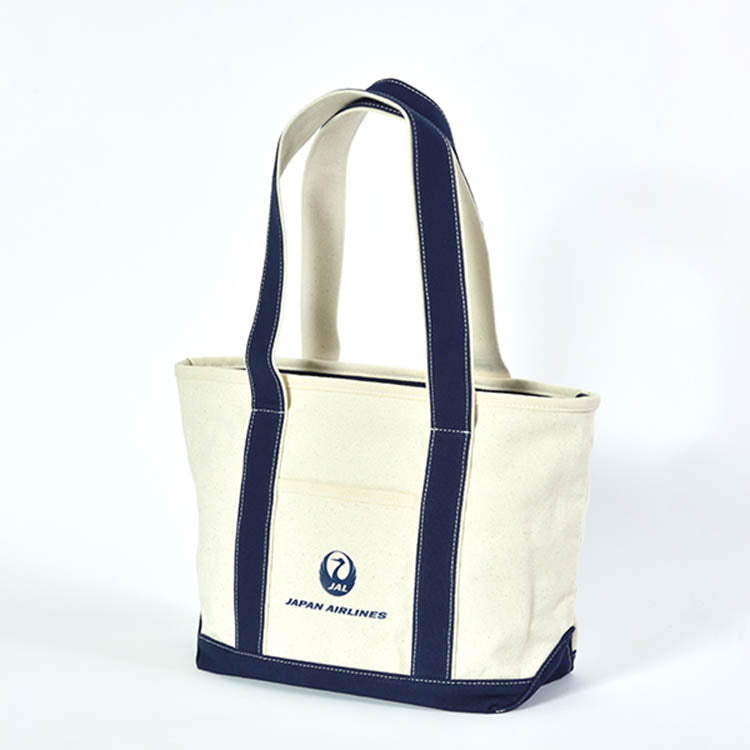 JAL Shoulder Tote, Navy [BJB5464]