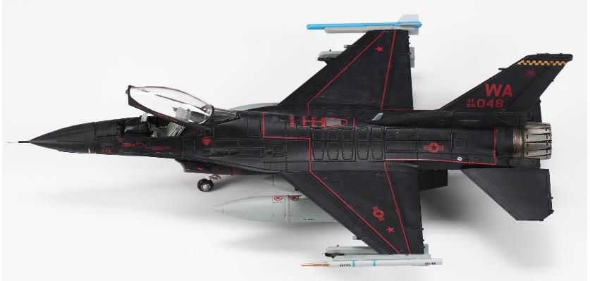 F-16C Block 42 US Air Force 64th Aggressor Squadron "Wraith" 89-2048 1/72 [CA721605] 