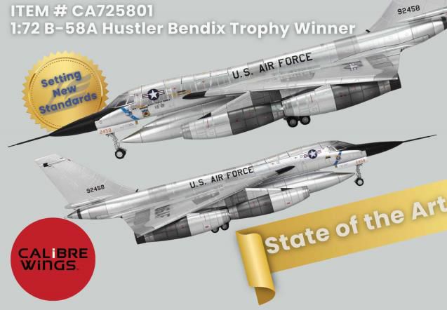 B-58A ハスラー 国立アメリカ空軍博物館　「Bendix Trophy Winner」　1/72 [CA725801]