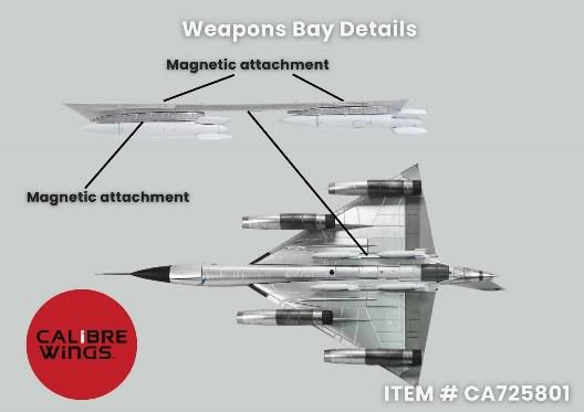 B-58A ハスラー 国立アメリカ空軍博物館　「Bendix Trophy Winner」　1/72 [CA725801]