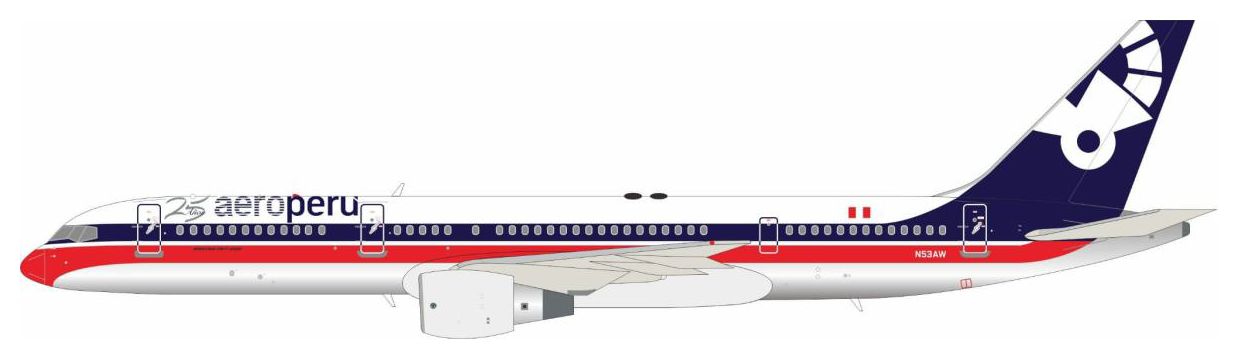 ※予約受付終了【予約商品】757-200 アエロペルー 「25 years livery」 N53AW 1/200 (EA20251111) [EAV-757-53]