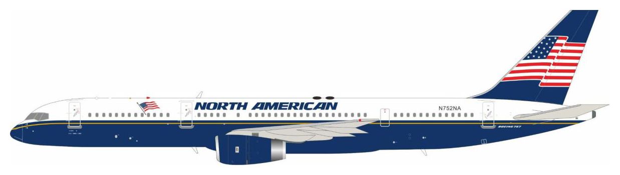757-200 ノースアメリカン航空 N752NA 1/200 [EAV-757-752]