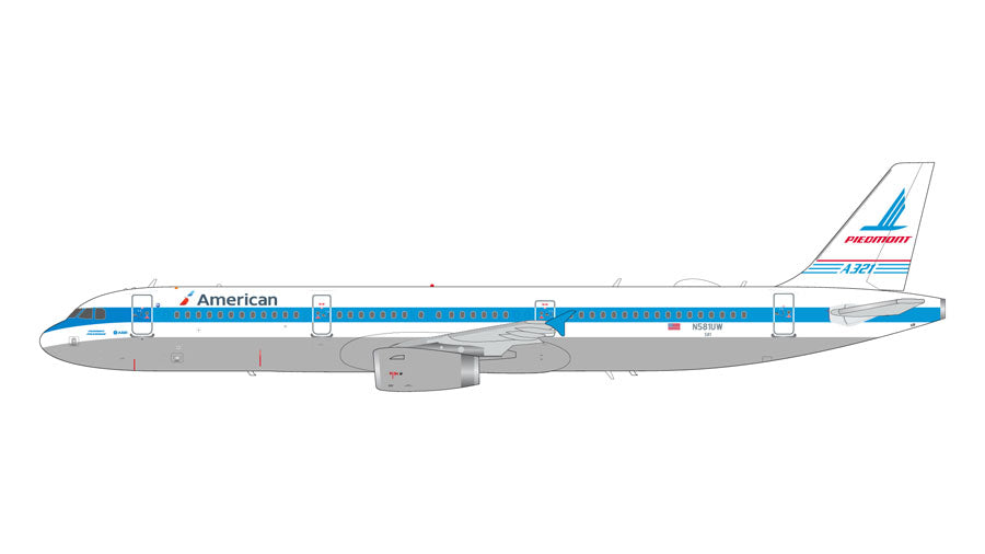 A321-200 アメリカン航空「『Piedmont』 Heritage Livery」N581UW  1/200 [G2AAL1293]