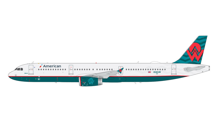 [Pre-order item] A321 American Airlines "America West Heritage" N580UW 1/200 (GJ20250131) [G2AAL1298] 