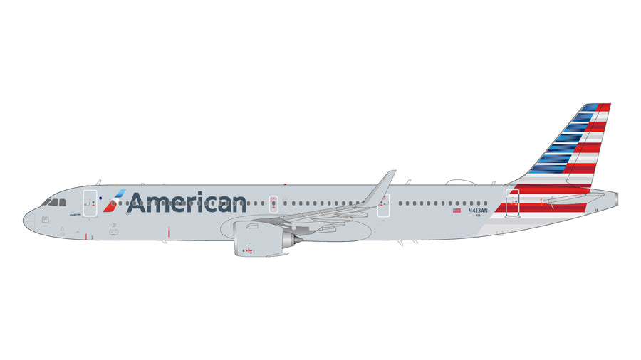 A321neo アメリカン航空 N413AN 1/200 [G2AAL1352]