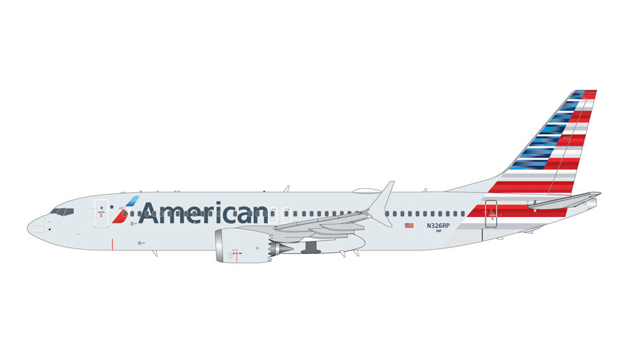 B737 MAX8 アメリカン航空 N326RP 1/200 [G2AAL1413]