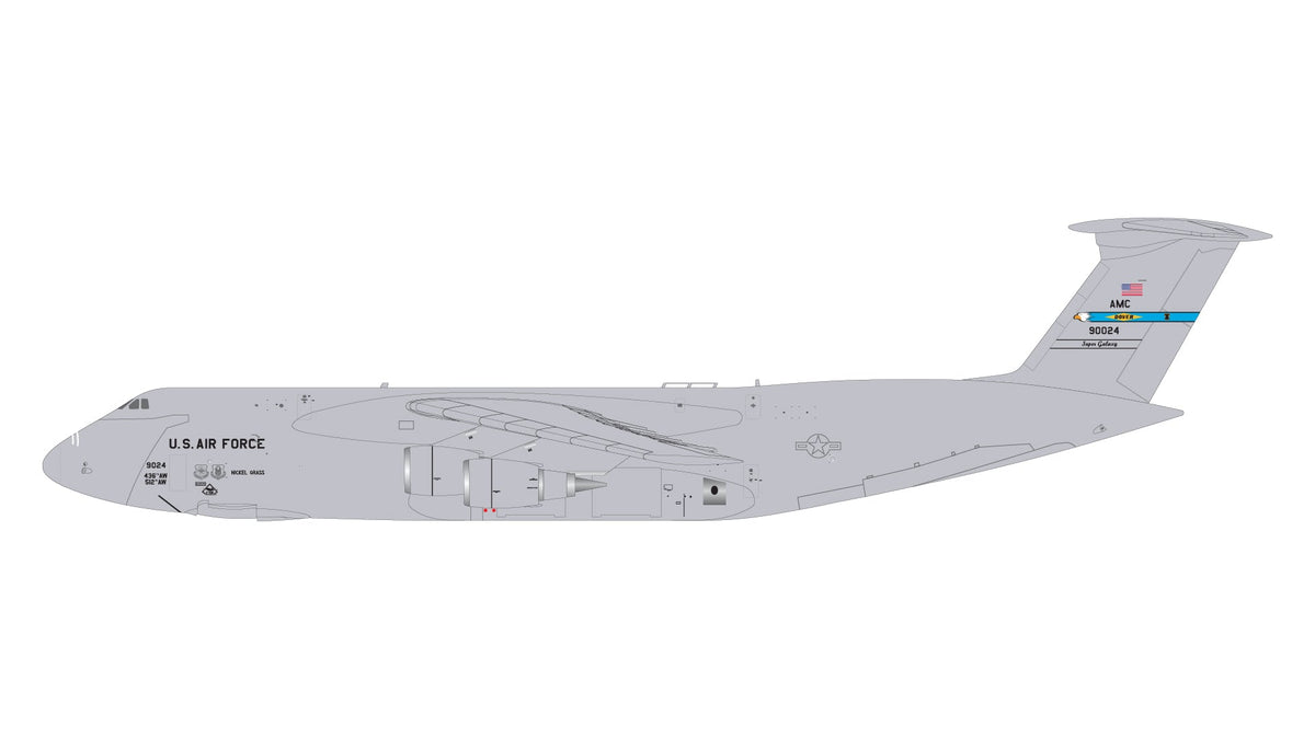 C-5M アメリカ空軍 ドーバー空軍基地 69-0024 1/200[G2AFO1133]