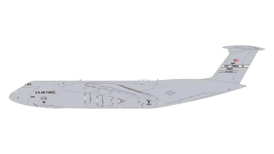 【予約商品】C-5M アメリカ空軍 トラビス空軍基地  84-0060  1/200 (GJ20240119) [G2AFO1134]