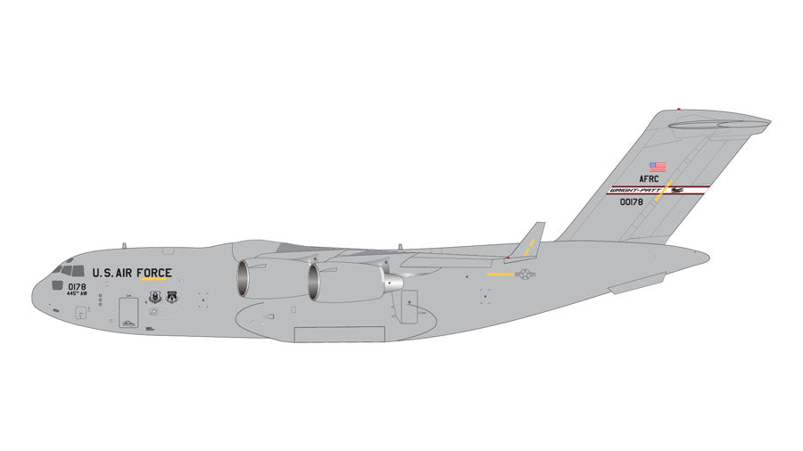 C-17A US Air Force Wright-Patterson Air Force Base 00-0178 1/200 [G2AFO1302] 