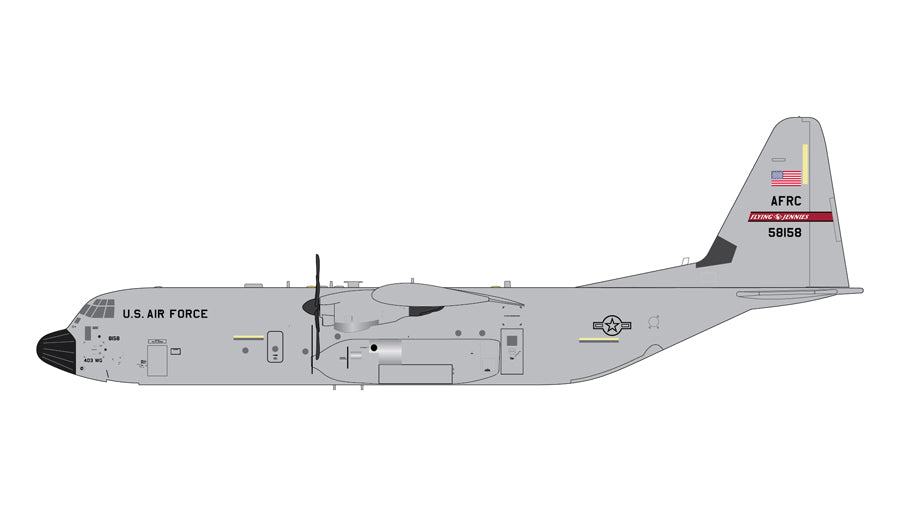 【予約商品】C-130J アメリカ空軍 キースラー空軍基地 ※メタルスタンド付属  05 8158  1/200 (GJ20251117) [G2AFO1473]