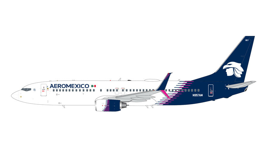 【予約商品】737-800S アエロメヒコ航空 ※新塗装 N957AM 1/200 (GJ20250428) [G2AMX1387]
