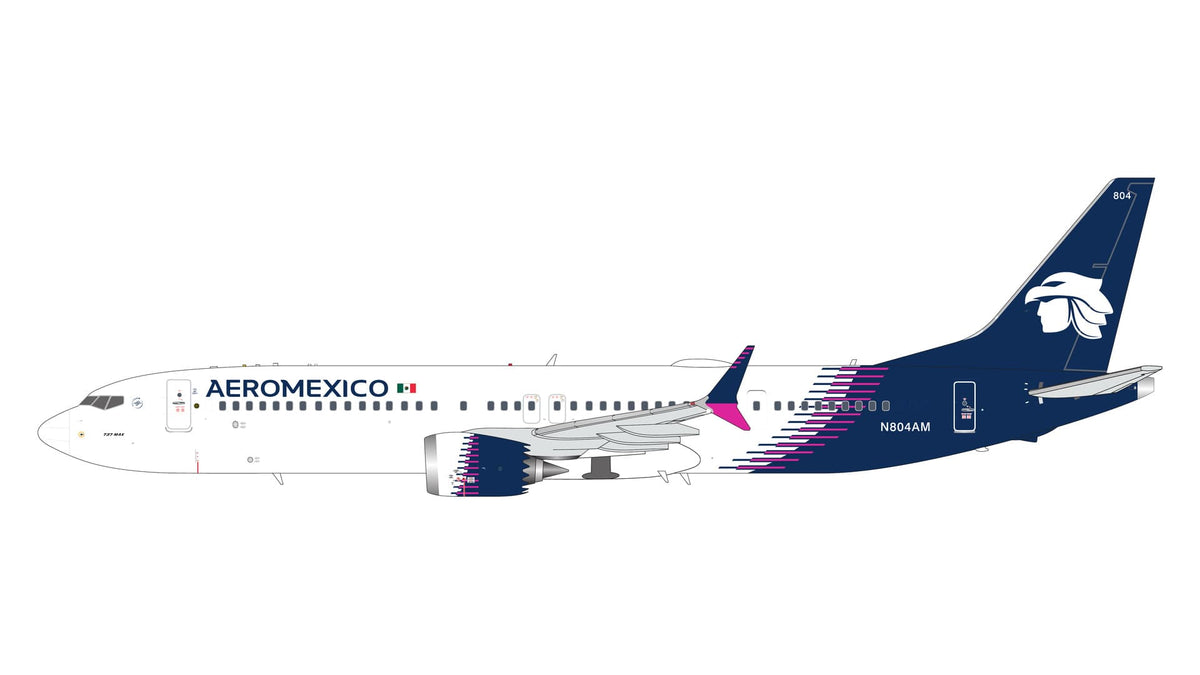 【予約商品】737 MAX9 アエロメヒコ 新塗装 N804AM 1/200 (GJ20261009) [G2AMX1518]