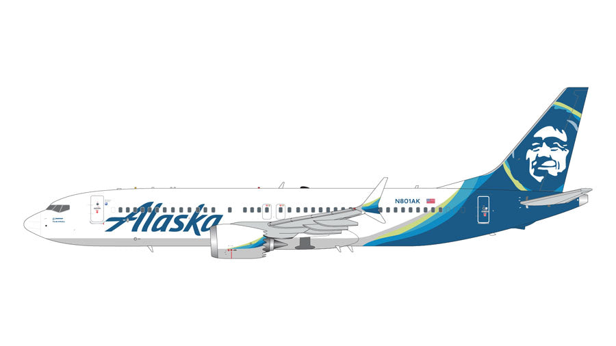 737MAX 8 Alaska Airlines N801AK 1/200 [G2ASA1317] 