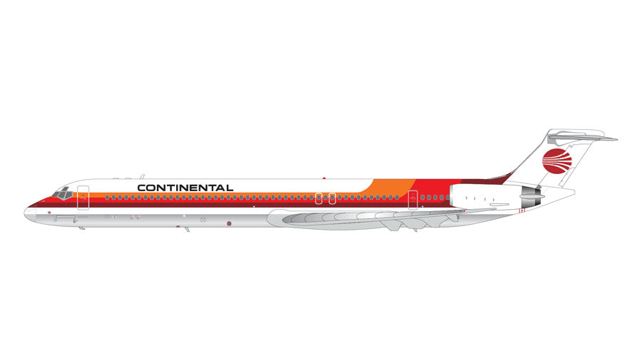 MD-80 コンチネンタル航空 ハイブリッド塗装 メタルスタンド付属 N859HA 1/200 [G2COA1363]