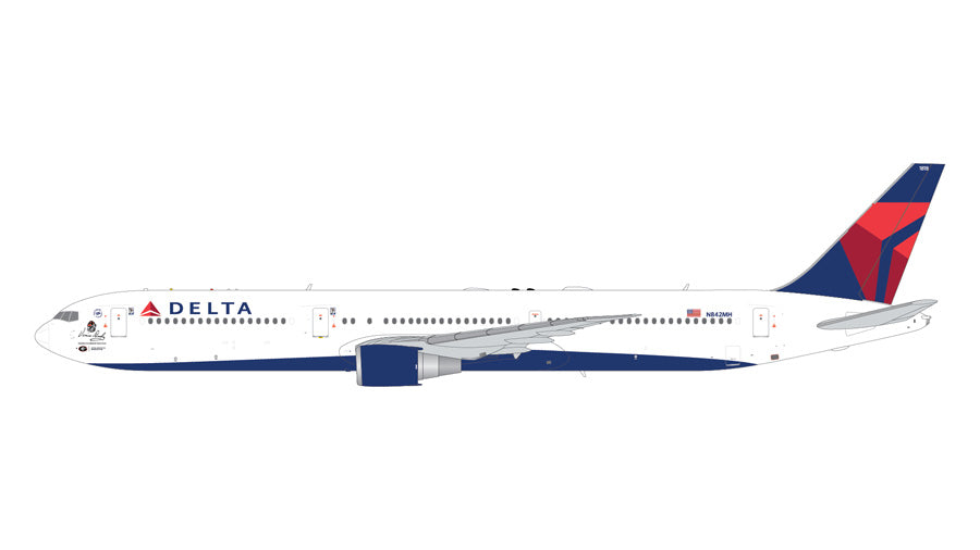B767-400ER デルタ航空 「Vince Dooley」 N842MH 1/200 [G2DAL1444]