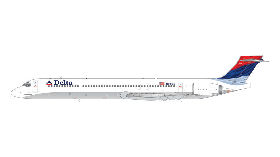 【予約商品】MD-90 デルタ航空 「Colors in Motion」 N910DN 1/200 (GJ20241110) [G2DAL818]