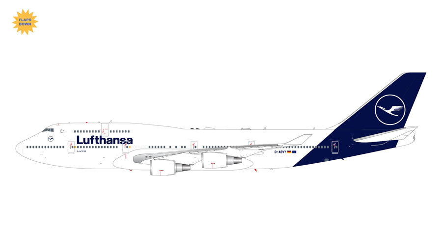 747-400 Lufthansa *Flaps down D-ABVY 1/200[G2DLH1241F] 