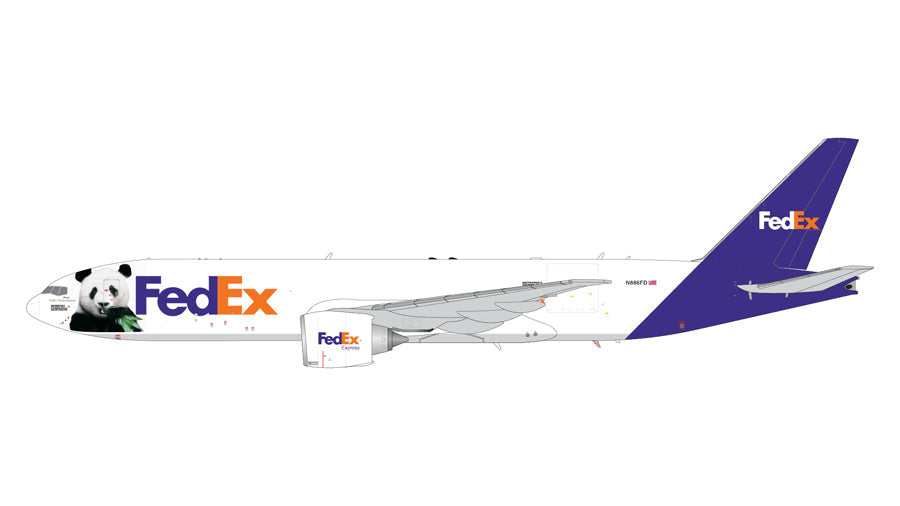 777-200LRF FedEx FedEx Panda Express N886FD 1/200 [G2FDX1299] 