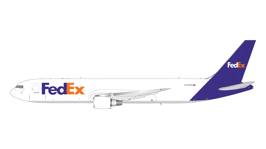 [Pre-order item] 767-300ERF FedEx "Revised Livery" N144FE 1/200 (GJ20241221) [G2FDX1377] 