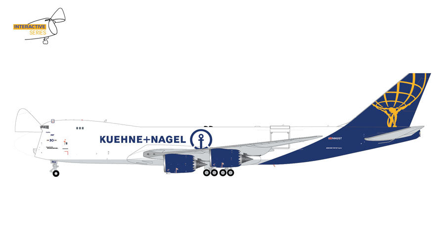 747-8F Khuene+Nagel/Atlas Air "Second to Last Boeing 747" *Selectable opening and closing N862GT 1/200[G2GTI1240] 