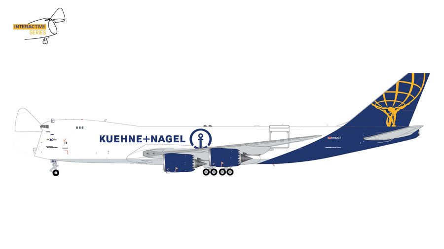 747-8F Khuene+Nagel/アトラス航空「Second to Last Boeing 747」※開閉選択式 N862GT 1/200[G2GTI1240](20240630)