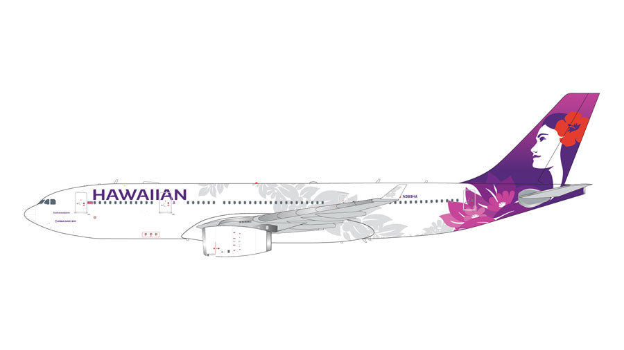 [Pre-order item] A330-200 Hawaiian Airlines N389HA 1/200 (GJ20250131) [G2HAL1357] 