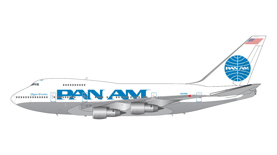 [Pre-order item] 747SP Pan American Airways "billboard titles" N531PA 1/200 (GJ20250131) [G2PAA1164] 