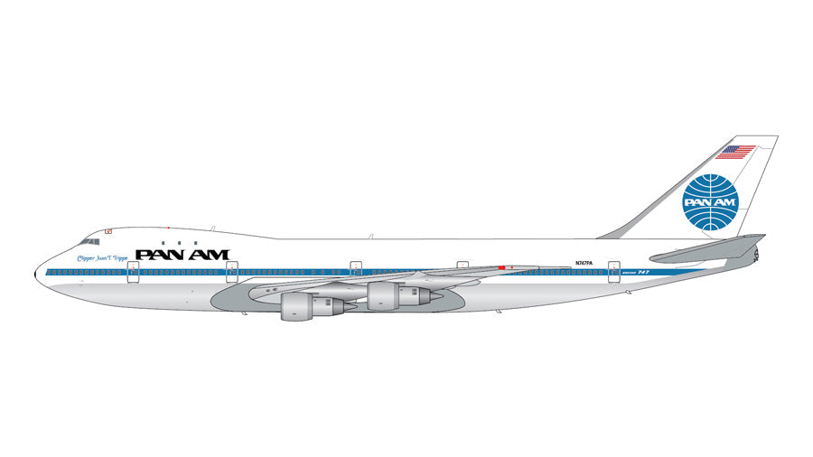 【予約商品】747-100 パンアメリカン航空 「Clipper Juan T. Trippe　『1970s livery』」 N747PA  1/200 (GJ20251221) [G2PAA1248]