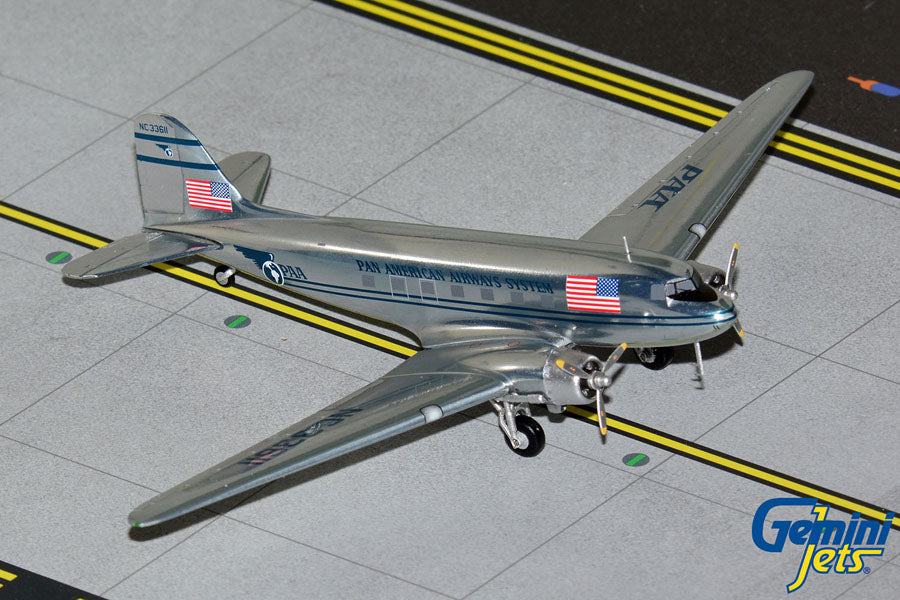 【お取り寄せ】DC-3C パンアメリカン航空 ※ポリッシュ仕上げ  NC33611  1/200 [G2PAA397]