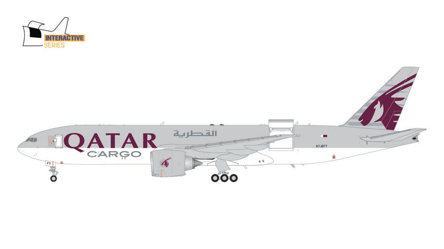 【予約商品】777-200LRF カタール航空 カーゴ 　A7-BFT ※開閉選択式  1/200 (GJ20241110) [G2QAC954]