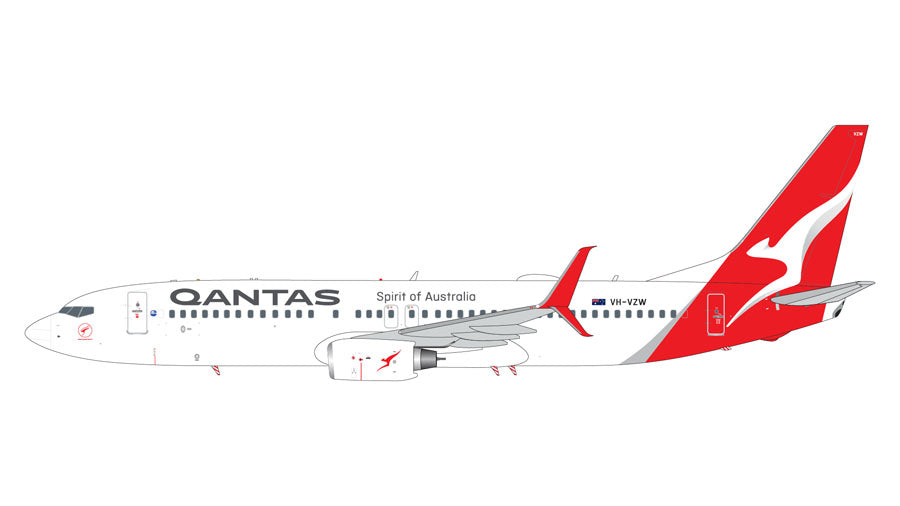 【予約商品】B737-800S カンタス航空 ※メタルスタンド付属 VH-VZW 1/200 (GJ20251017) [G2QFA1432]