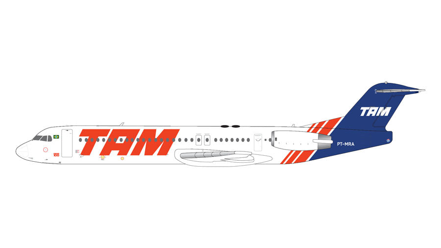 Fokker 100 TAM Airlines PT-MRA 1/200 [G2TAM1234] 