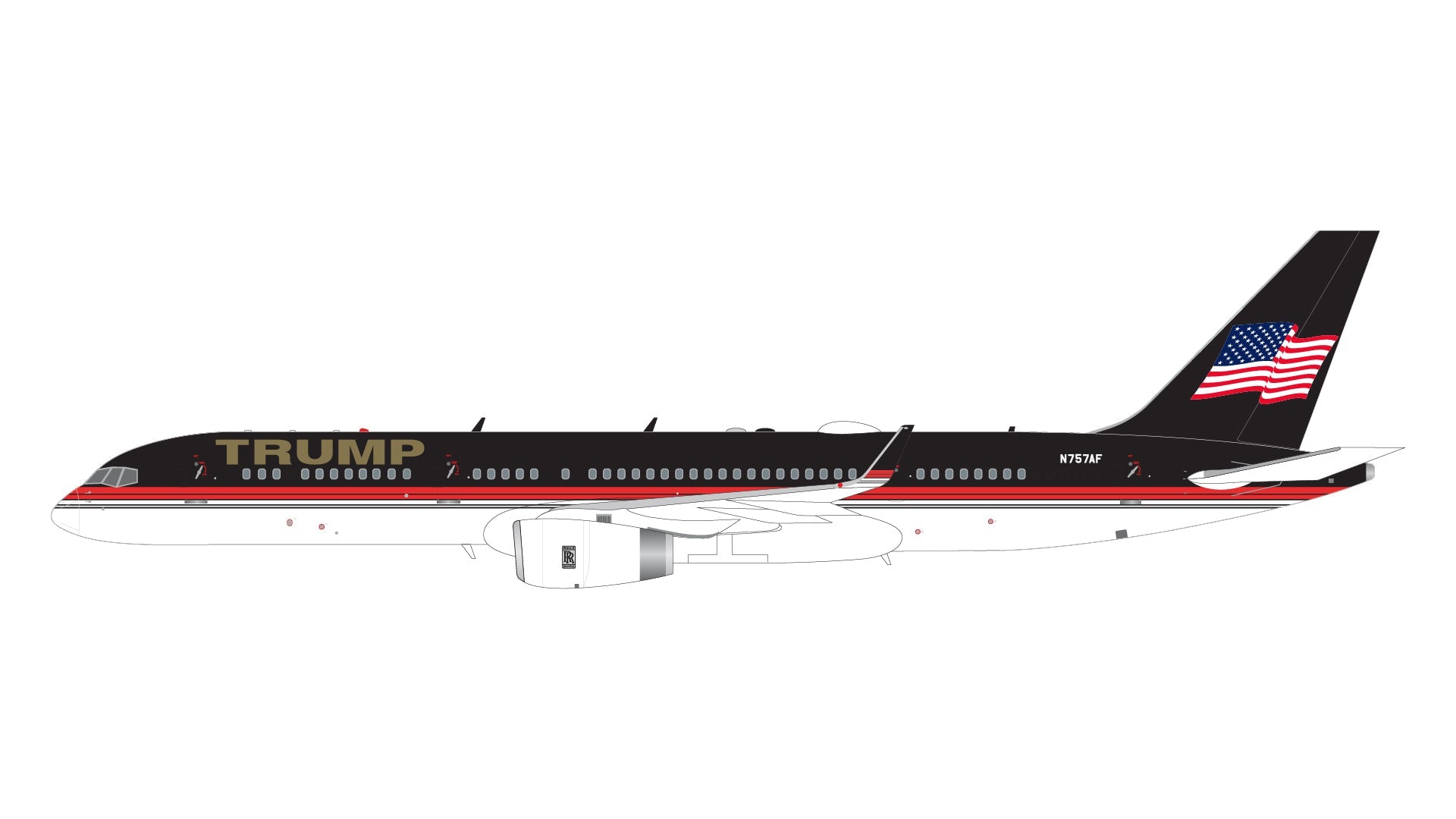 757-200 Trump Jet N757AF 1/200[G2TRU1203] 