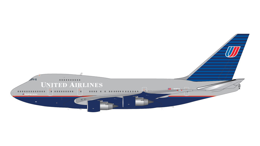 【予約商品】747SP ユナイテッド航空 「battleship livery」 N145UA 1/200 (GJ20251117) [G2UAL1160]