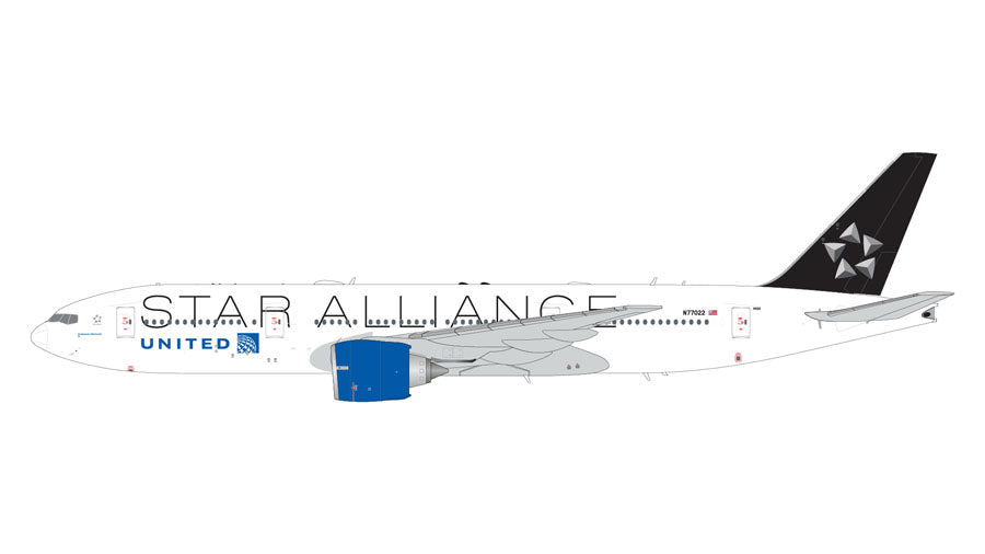 B777-200ER ユナイテッド航空 「Star Alliance 塗装」 N77022 1/200 [G2UAL1380]