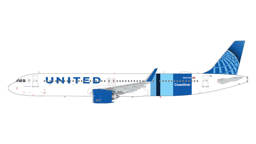 【予約商品】A321neo ユナイテッド航空 「Coastliner」 N94750 1/200 (GJ20260801)［G2UAL1523］