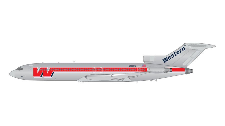 【予約商品】727-200 ウェスタン航空 「Bud Light」 ※ポリッシュ仕上げ  N2805W  1/200 (GJ20240518) [G2WAL494]