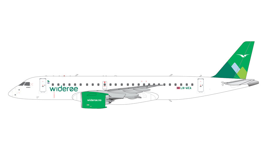 E190-E2 Wideroe Airlines LN-WEA New Mold 1/200 [G2WIF1232] 