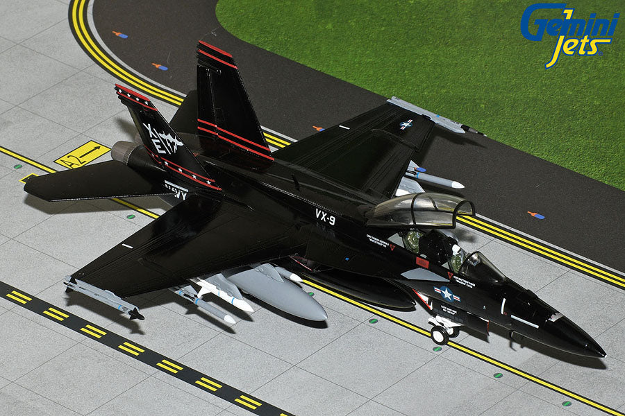 F/A-18F アメリカ海軍 VX-9　 「Vandy 1」 (black scheme) 166673  1/72 [GAUSN10004](20231231WE)