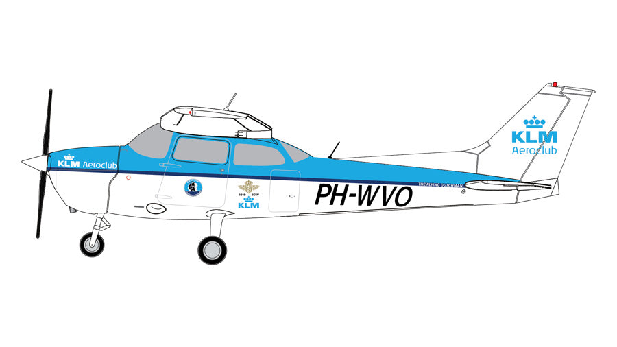 セスナ172P KLMオランダ航空 PH-WVO 1/72 [GGCES019]