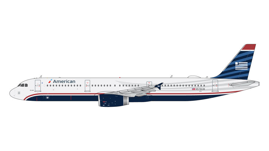 GeminiJets A321-200 アメリカン航空 US Airways ヘリテージ塗装