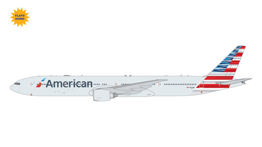 ※予約受付終了【予約商品】777-300ER アメリカン航空 ※フラップダウンモデル N722AN 1/400 (GJ20251221) [GJAAL2303F]