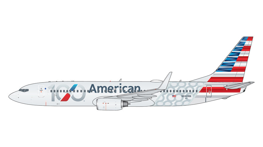 B737-800W アメリカン航空 「100周年記念塗装」 N840NN 1/400 [GJAAL2417]