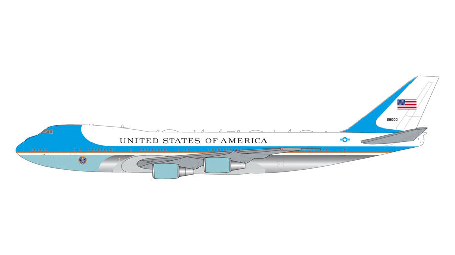 VC-25A US Air Force Air Force One (US Presidential aircraft) new antenna array #82-8000 1/400 [GJAFO2173] 