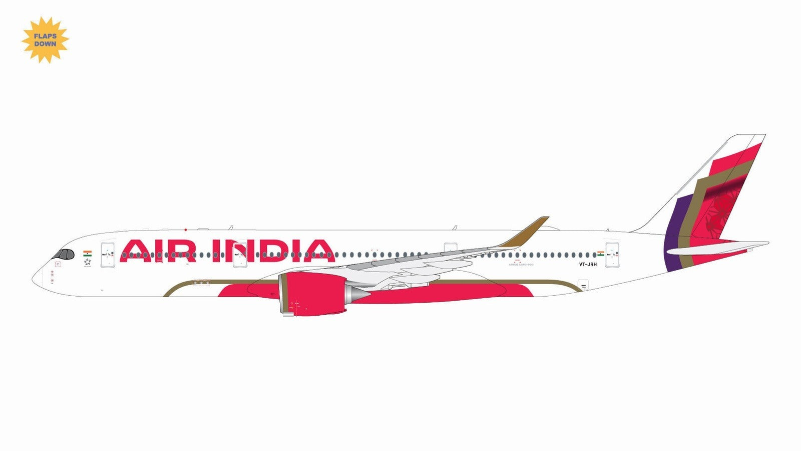 A350-900 Air India *Flap down model VT-JRH 1/400 [GJAIC2254F] 