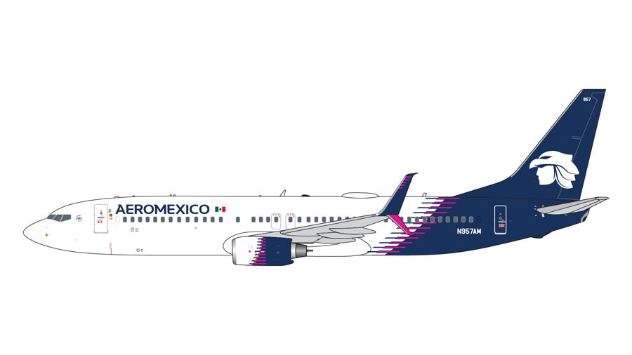 [Pre-order item] 737-800 Aeromexico "new livery" N957AM 1/400 (GJ20250131) [GJAMX2321] 